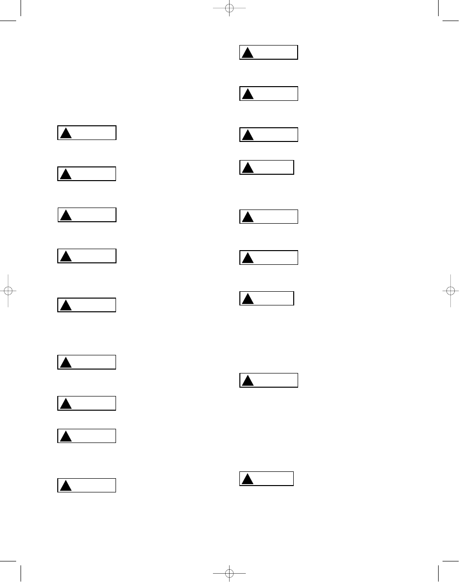 Iii. safe operating practices | Gardner Bender BV208DA User Manual | Page 3 / 12