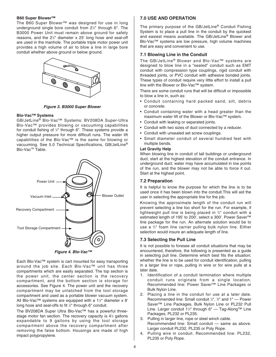 Gardner Bender BV208DA Blo-Vac User Manual | Page 4 / 12