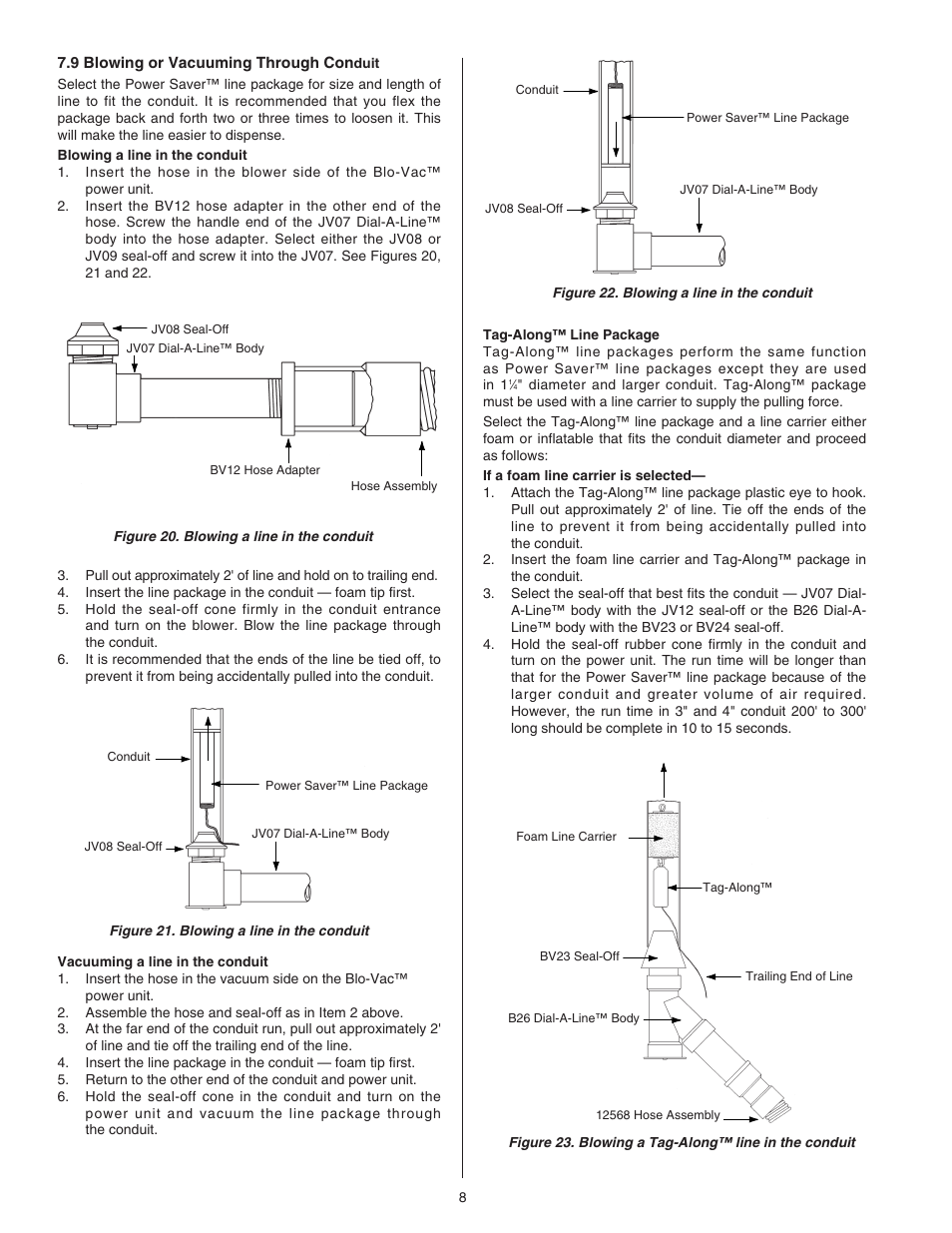Gardner Bender BV208DA Blo-Vac User Manual | Page 8 / 12