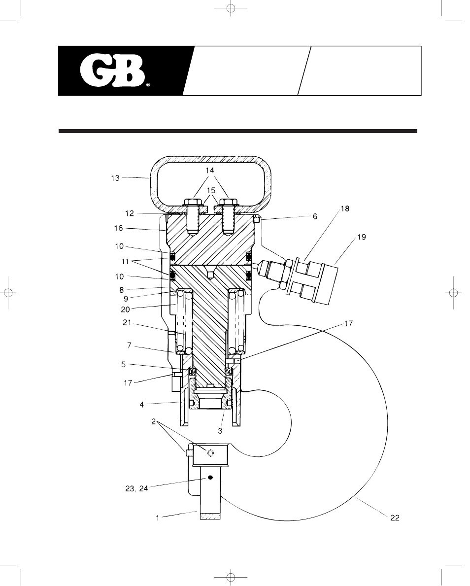 Gardner Bender SP-3500 35 Ton Hydraulic Punch User Manual | 2 pages