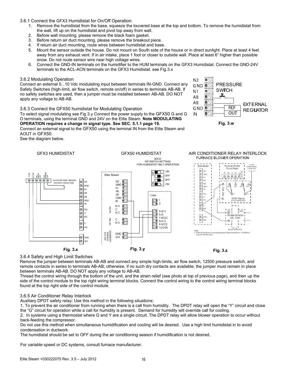 GeneralAire EDMK4 Elite Steam User Manual | Page 16 / 28