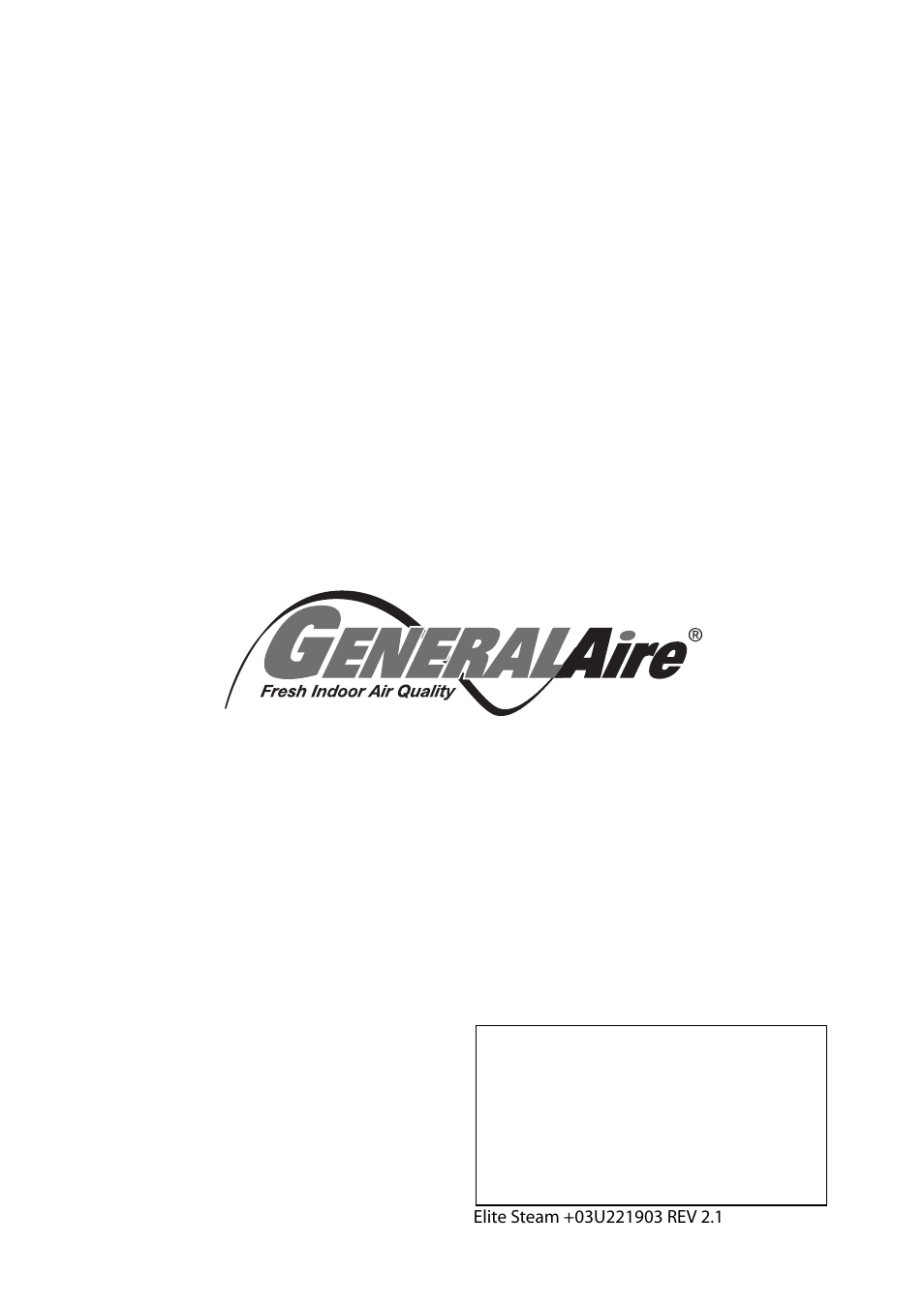 GeneralAire DS35 Elite Steam User Manual | Page 28 / 28
