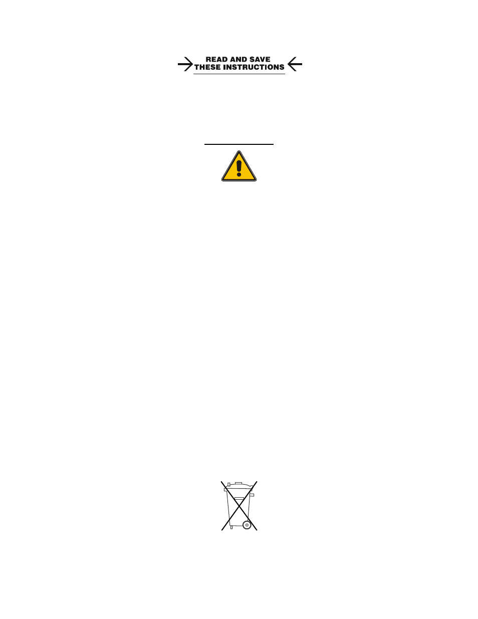 Warnings | GeneralAire Remote Wall Blower User Manual | Page 2 / 10