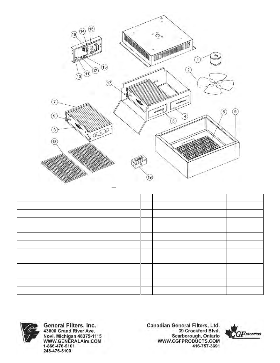 GeneralAire SSCB-15 SERIES User Manual | Page 10 / 12