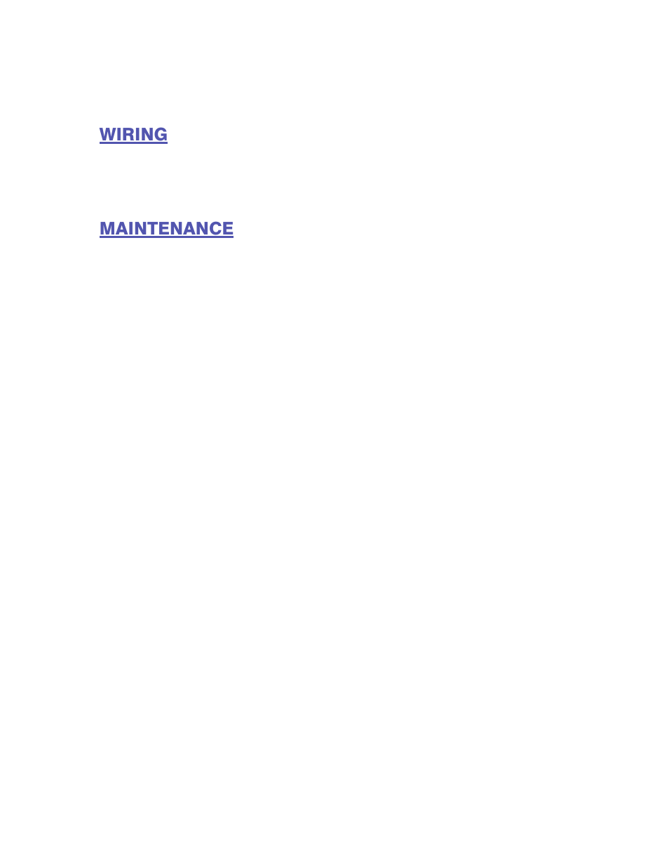 Wiring, Maintenance, Cleaning the lamp | Replacing the lamp | GeneralAire GUV2018 User Manual | Page 5 / 5