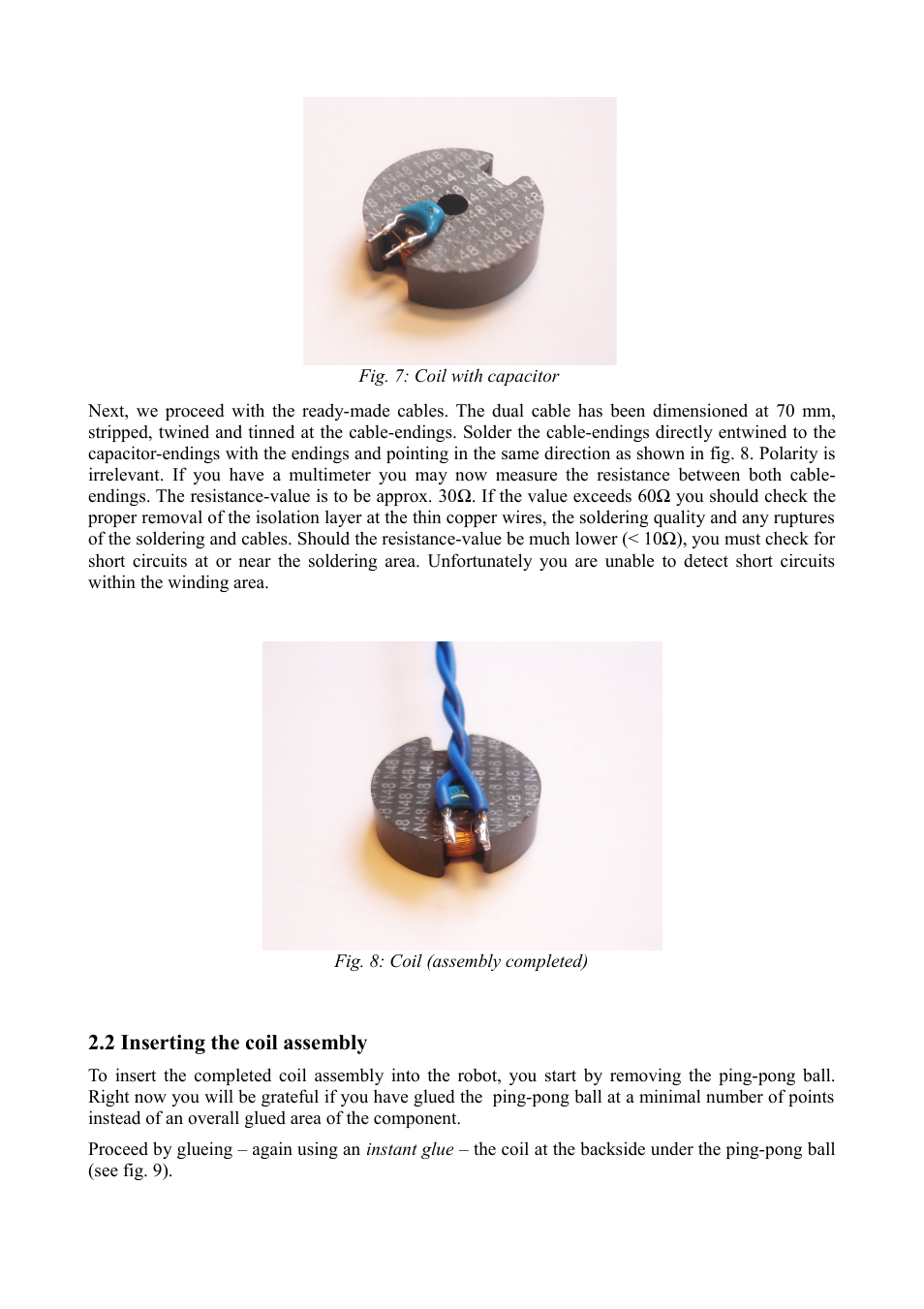 2 inserting the coil assembly | Global Specialties ARX-MSP User Manual | Page 6 / 12