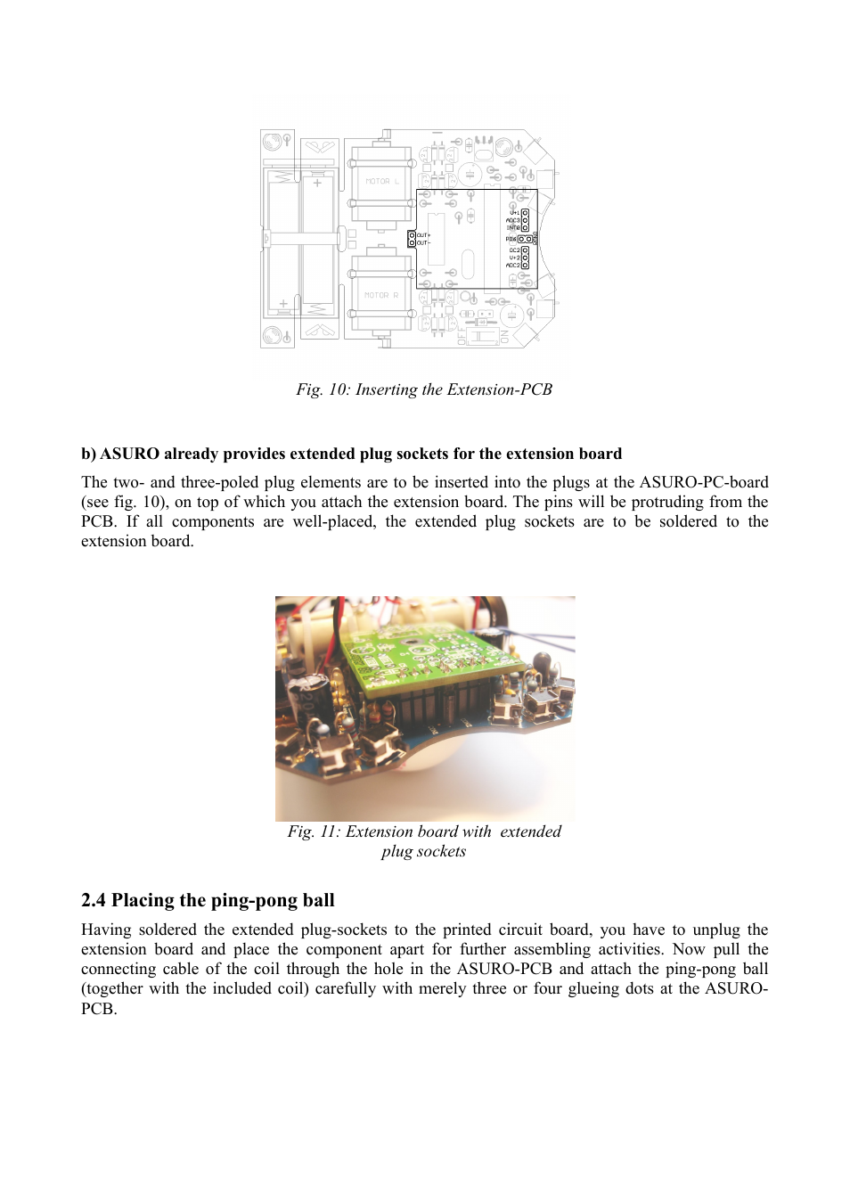 4 placing the ping-pong ball | Global Specialties ARX-MSP User Manual | Page 8 / 12