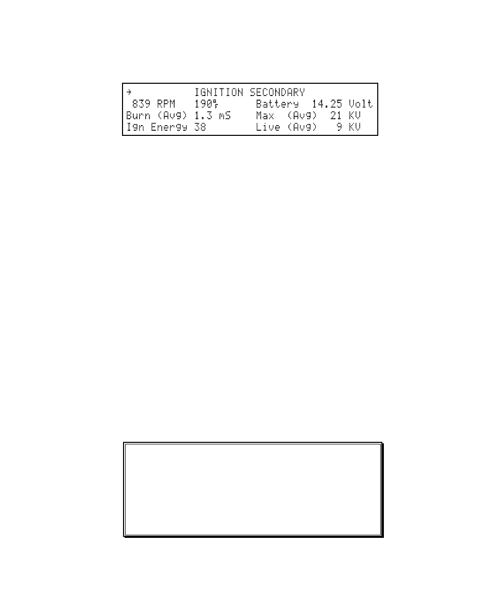 Ignition secondary — distributor, Secondary, Engine setup | GxT Ferret 54 ENGINE DIAGNOSTIC CENTER User Manual | Page 39 / 102