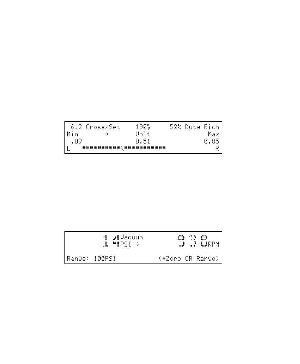 O2 sensor test, Vacuum / pressure meter | GxT Ferret 54 ENGINE DIAGNOSTIC CENTER User Manual | Page 52 / 102