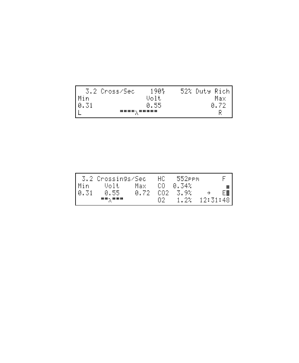 O2 test, O2 test with emissions | GxT Ferret 54 ENGINE DIAGNOSTIC CENTER User Manual | Page 69 / 102