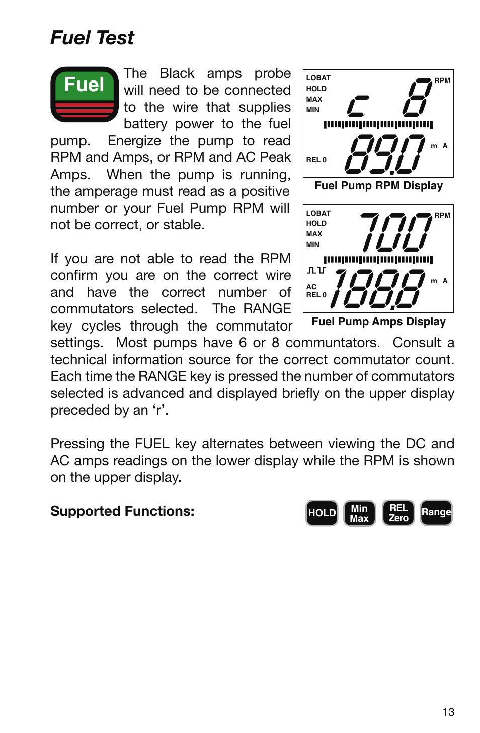 GxT V095-01 Automotive Analyzer User Manual | Page 13 / 24