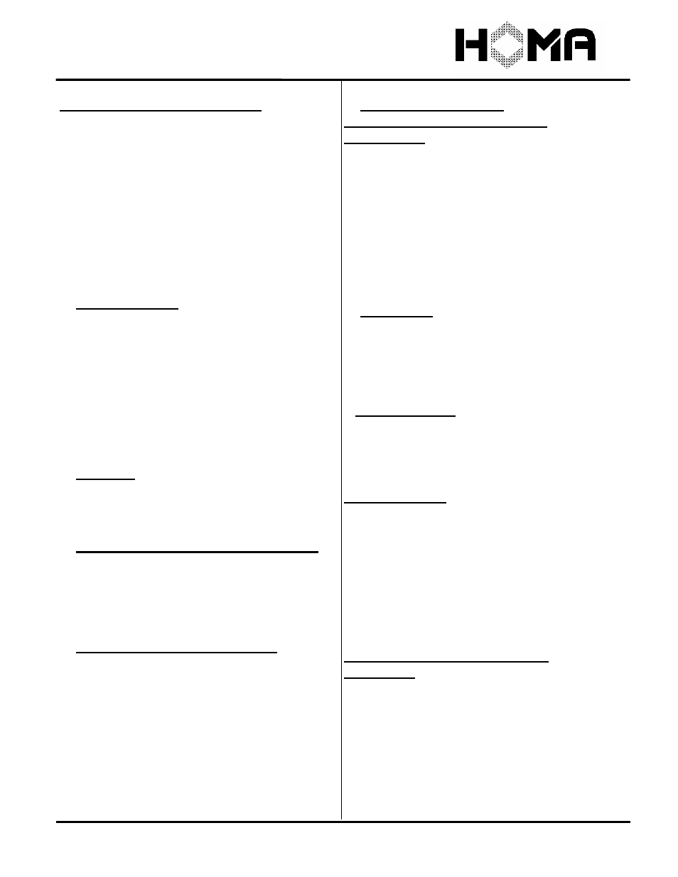 Grp series | HOMA GRP Series User Manual | Page 7 / 13