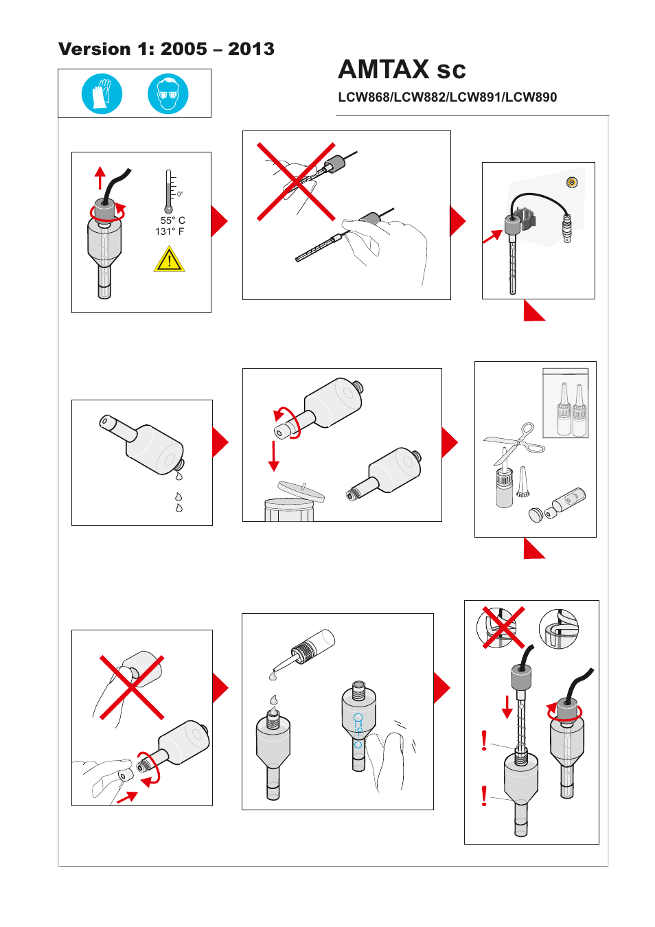 Hach-Lange AMTAX sc - LCW868_LCW882_LCW891_LCW890 User Manual | 2 pages