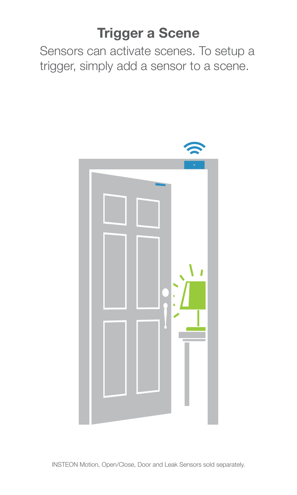 Trigger a scene | INSTEON Hub - 2242-222 (US), 2242-422 (EU), 2242-442 (UK), 2242-522 (AUS/NZ) Quick Start User Manual | Page 8 / 12