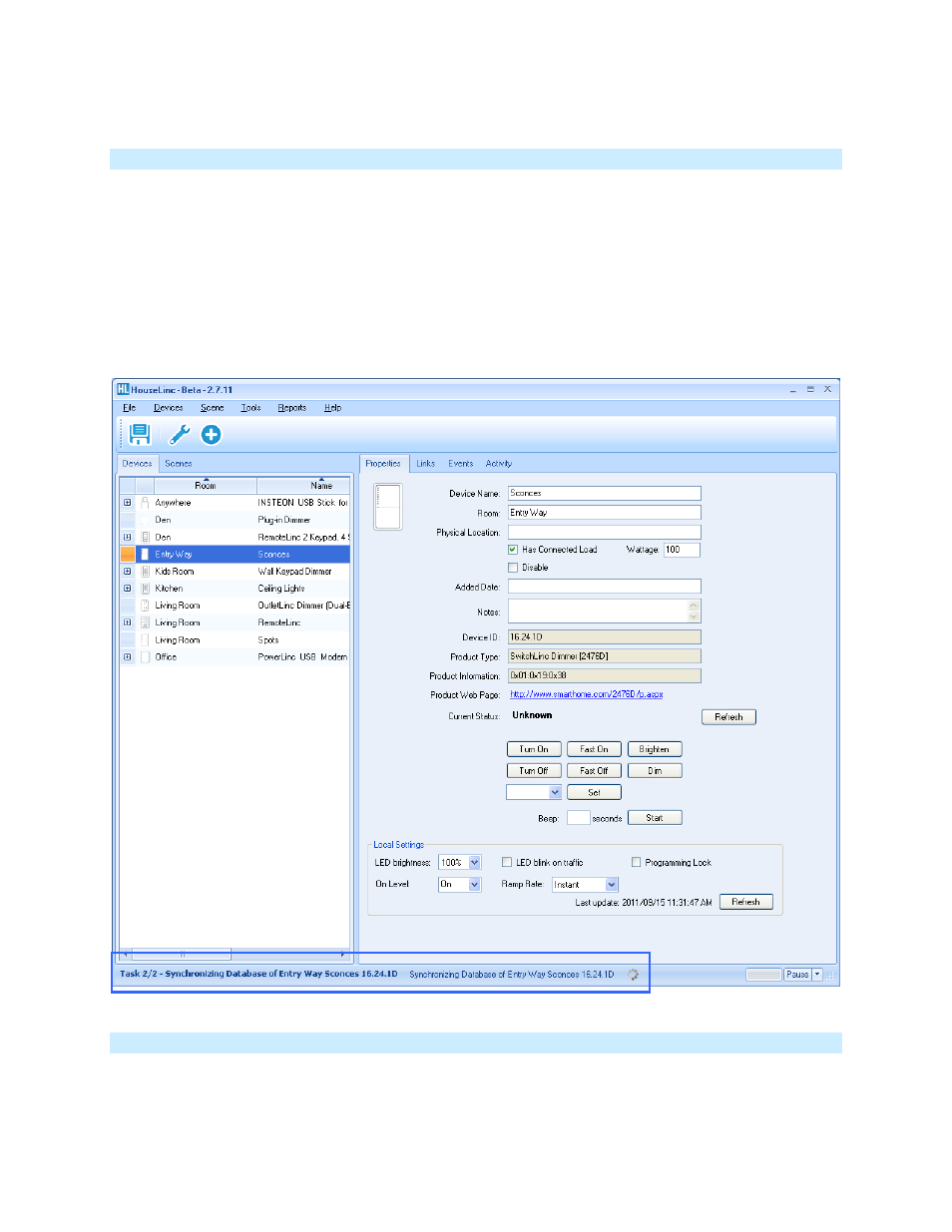 INSTEON HouseLinc Manual User Manual | Page 23 / 28