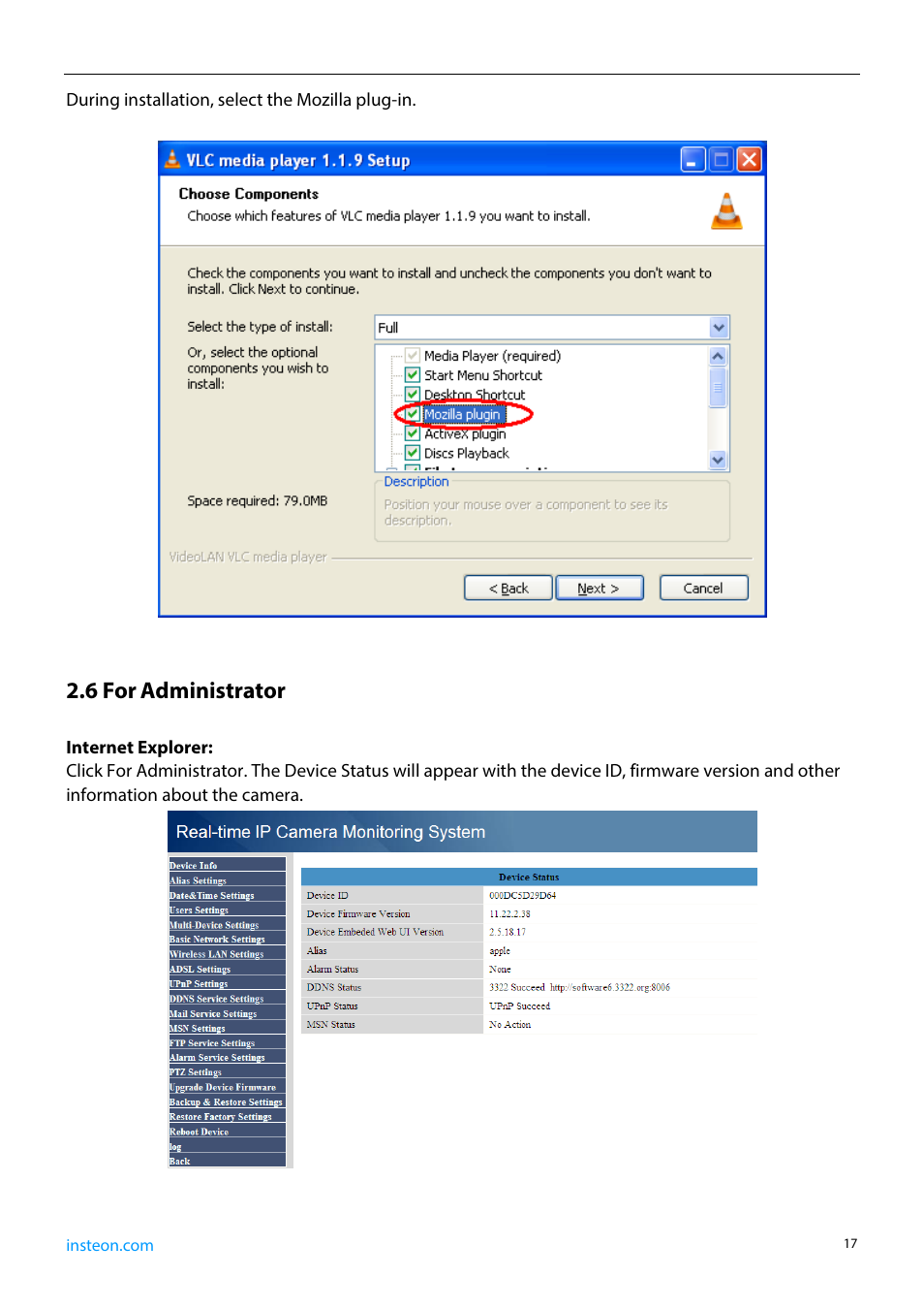 6 for administrator | INSTEON 75790, 75790WH Manual User Manual | Page 19 / 46
