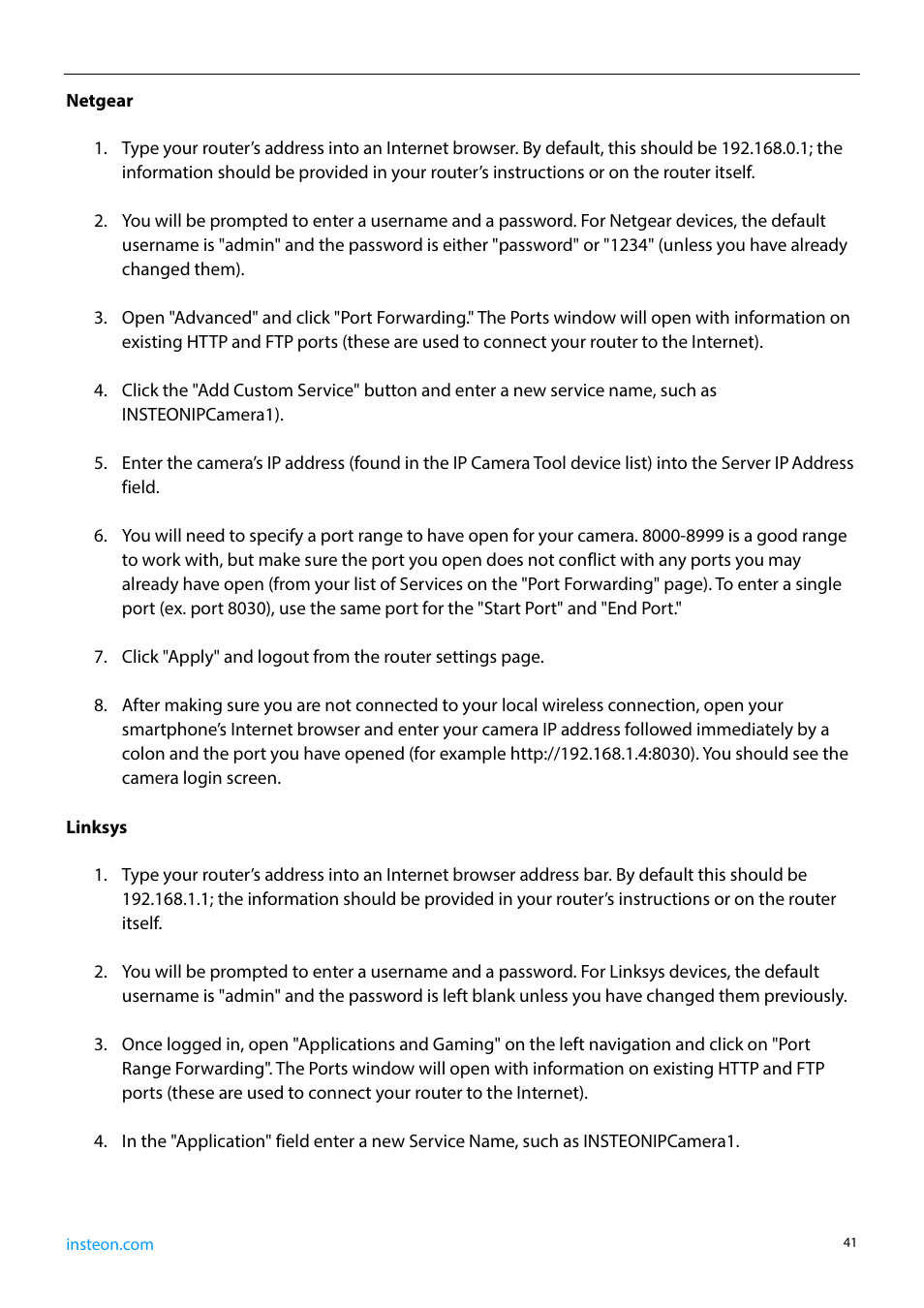 INSTEON 75790, 75790WH Manual User Manual | Page 43 / 46