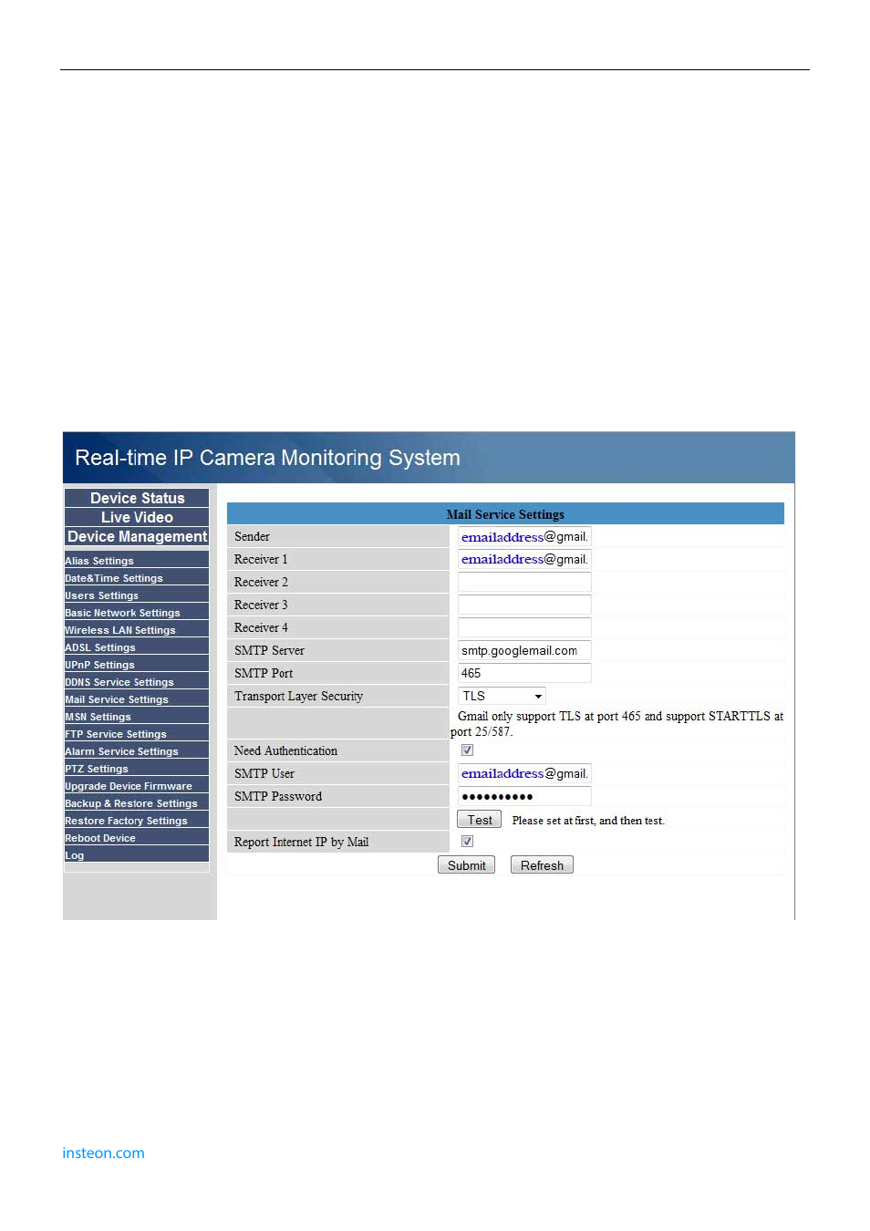 11 ftp service settings | INSTEON 75791 Manual User Manual | Page 30 / 45