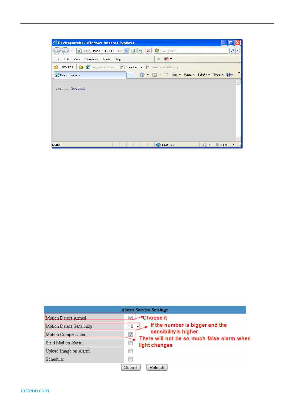 12 alarm service settings | INSTEON 75791 Manual User Manual | Page 32 / 45