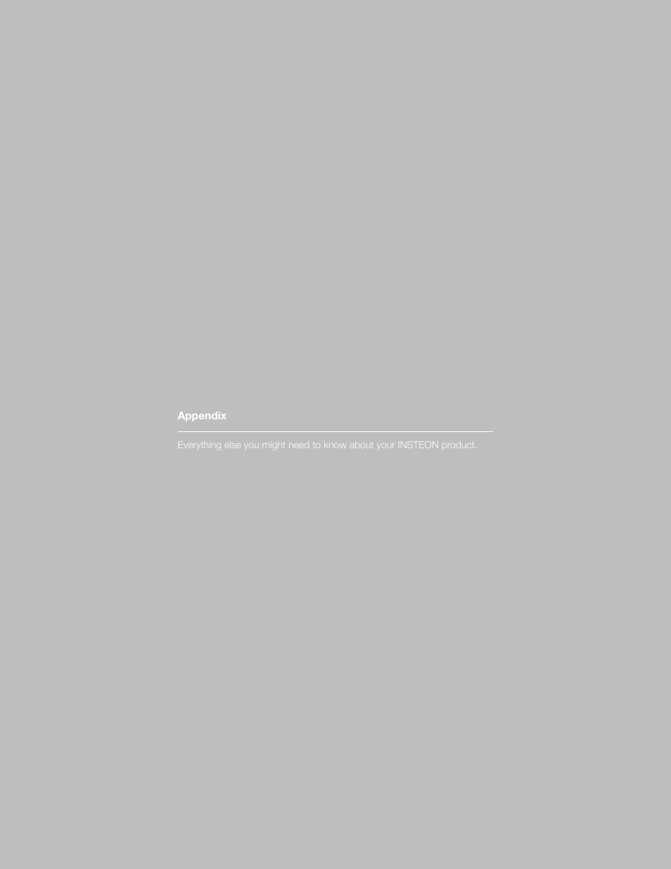 Appendix | INSTEON LED Bulb 2672-222 Manual Rev.1.0-2.9 User Manual | Page 20 / 26