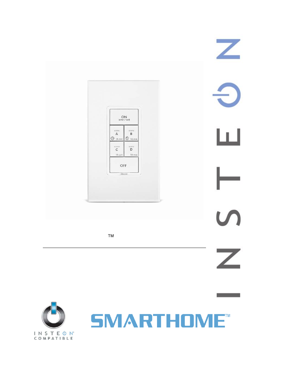 INSTEON KeypadLinc Timer (2484DWH8) Manual User Manual | 26 pages