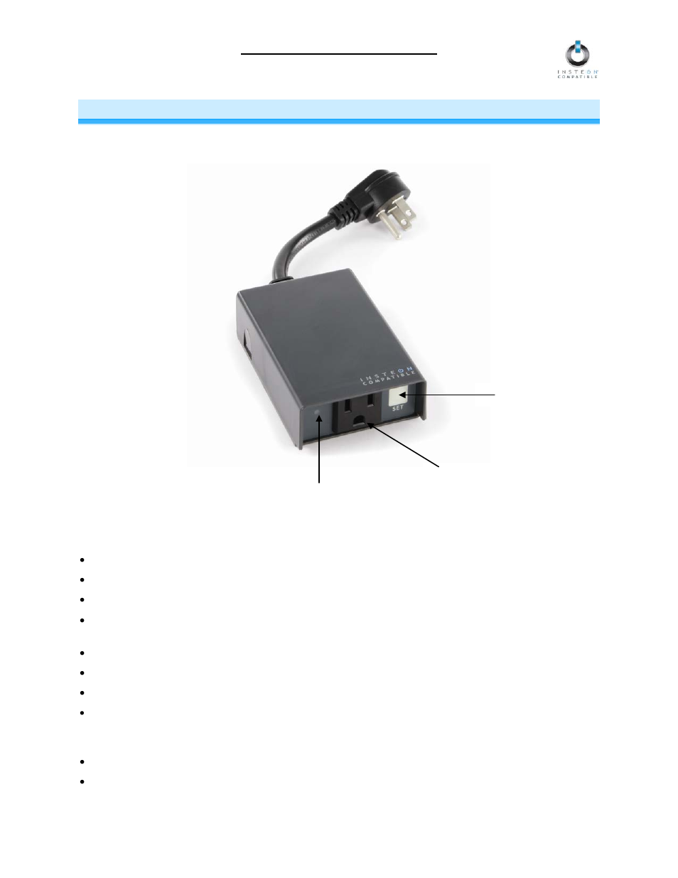 About appliancelinc, Key appliancelinc features, What is included with appliancelinc | INSTEON ApplianceLinc Outdoor (2456S3E) Manual User Manual | Page 3 / 14