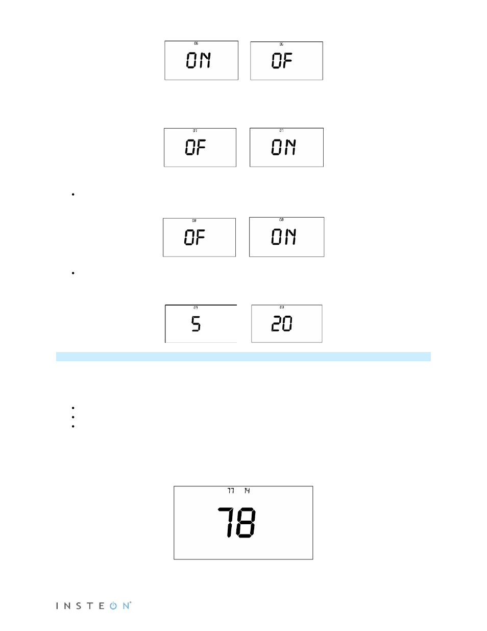 Temperature and humidity calibration mode | INSTEON Thermostat with Humidity (2441TH) Manual User Manual | Page 21 / 28