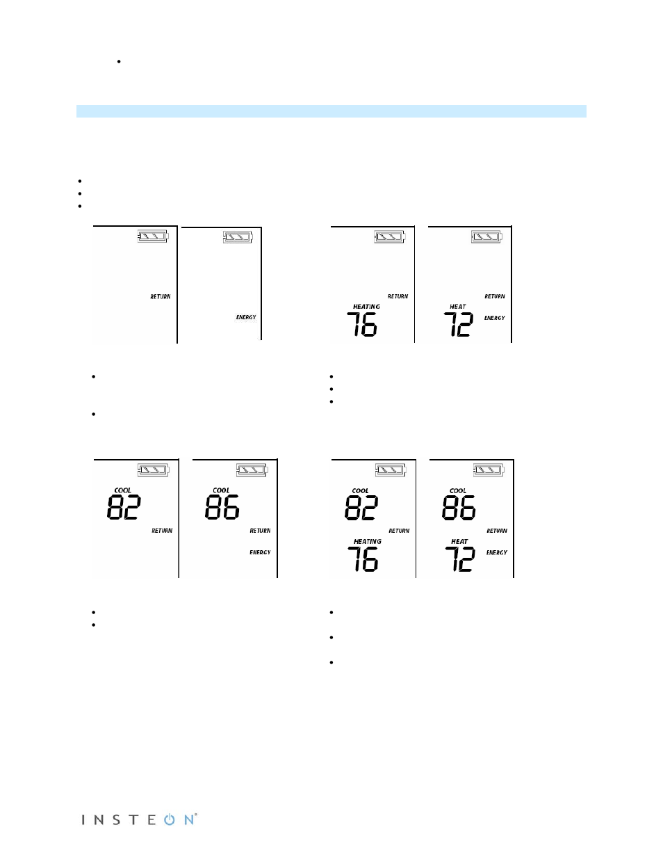 Energy button operation | INSTEON Wireless Thermostat with Humidity (2441ZTH) Manual User Manual | Page 6 / 27