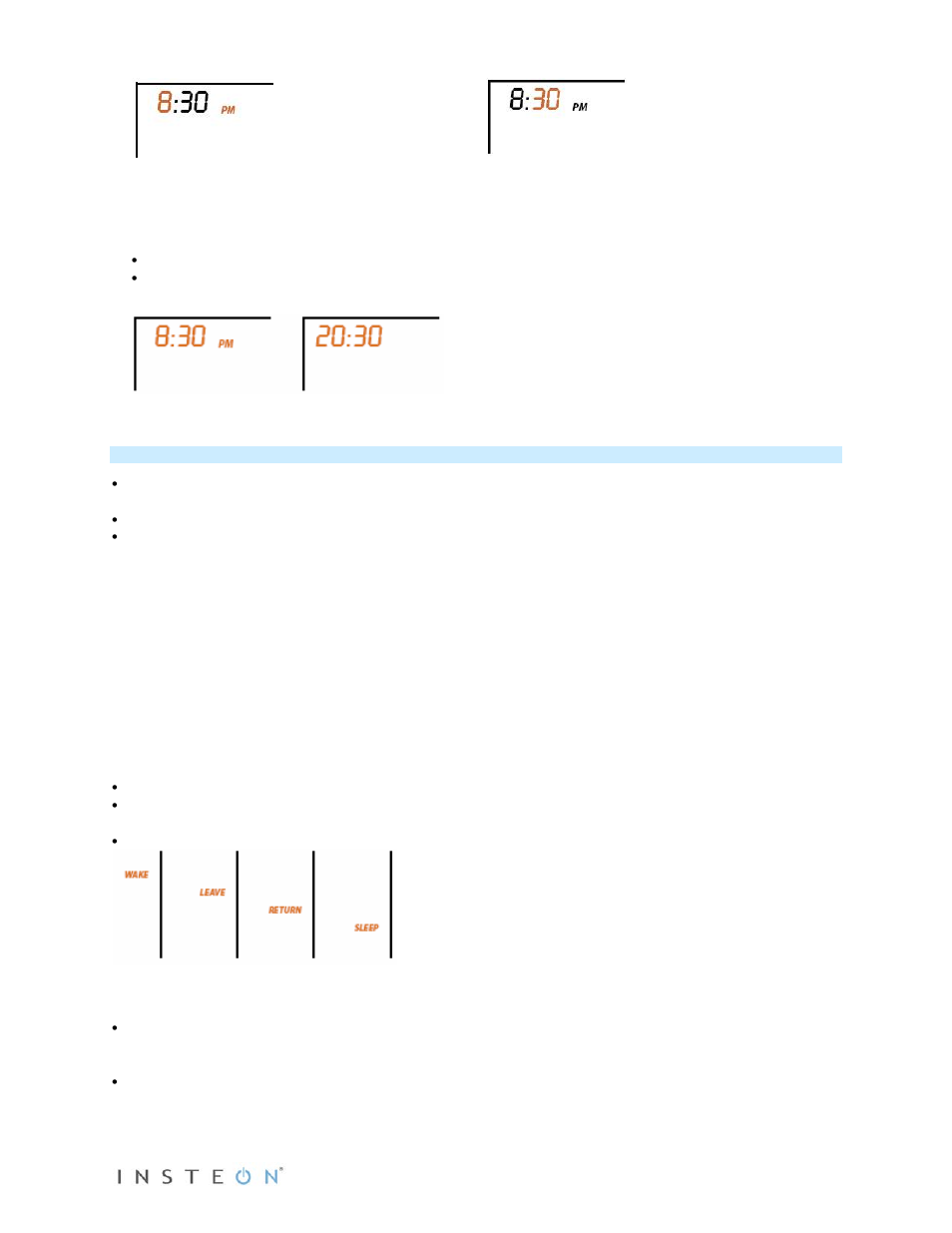 Program button operation | INSTEON Wireless Thermostat with Humidity (2441ZTH) Manual User Manual | Page 8 / 27