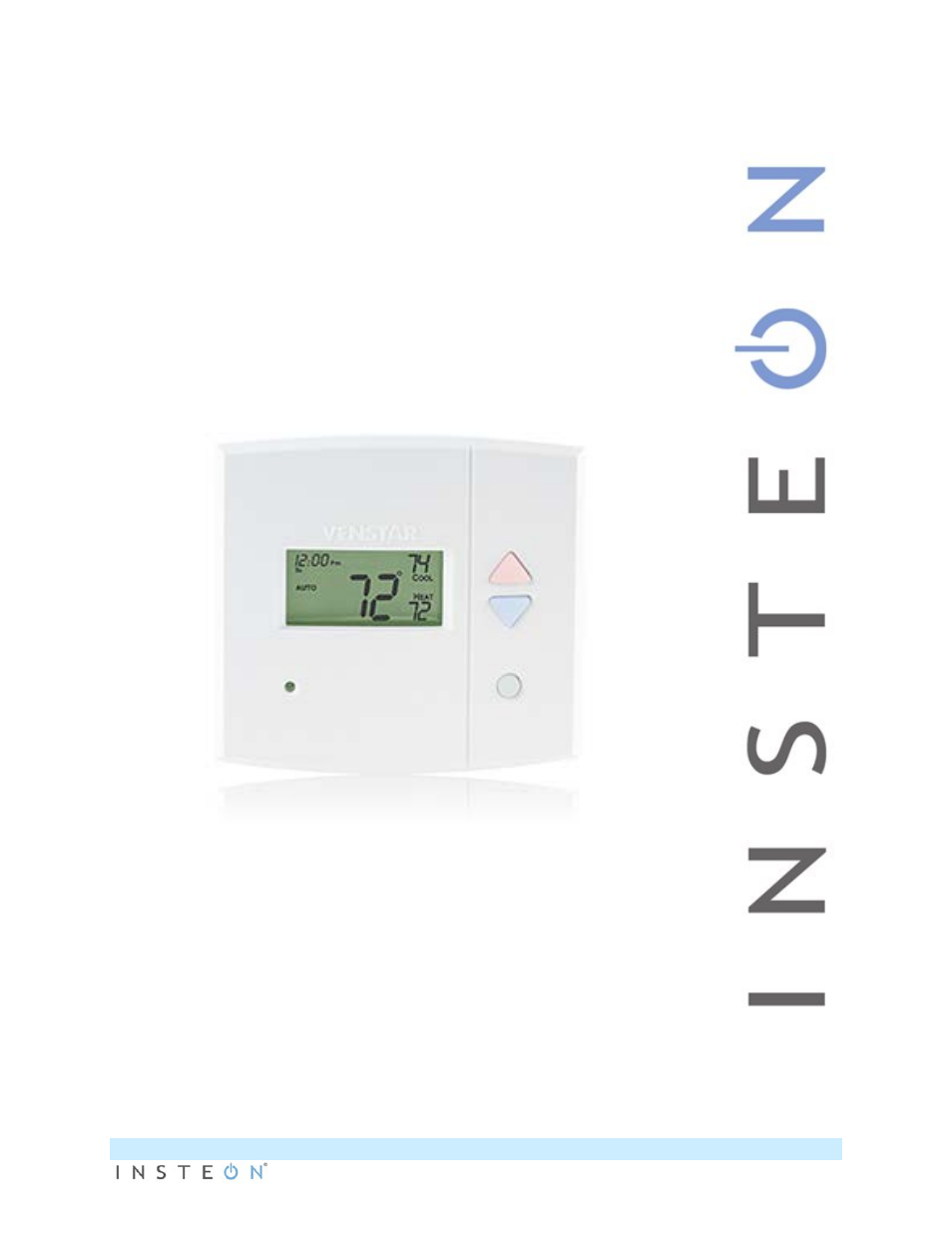 INSTEON Venstar Thermostat, 1- and 7-Day Programmable (2491T1E, 2491T7E) Manual User Manual | 8 pages