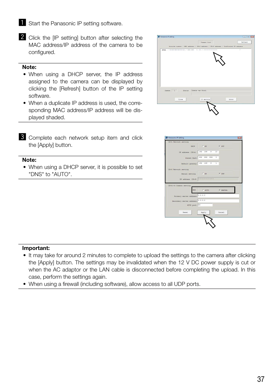 37 z | Panasonic WV-SF336 User Manual | Page 37 / 44