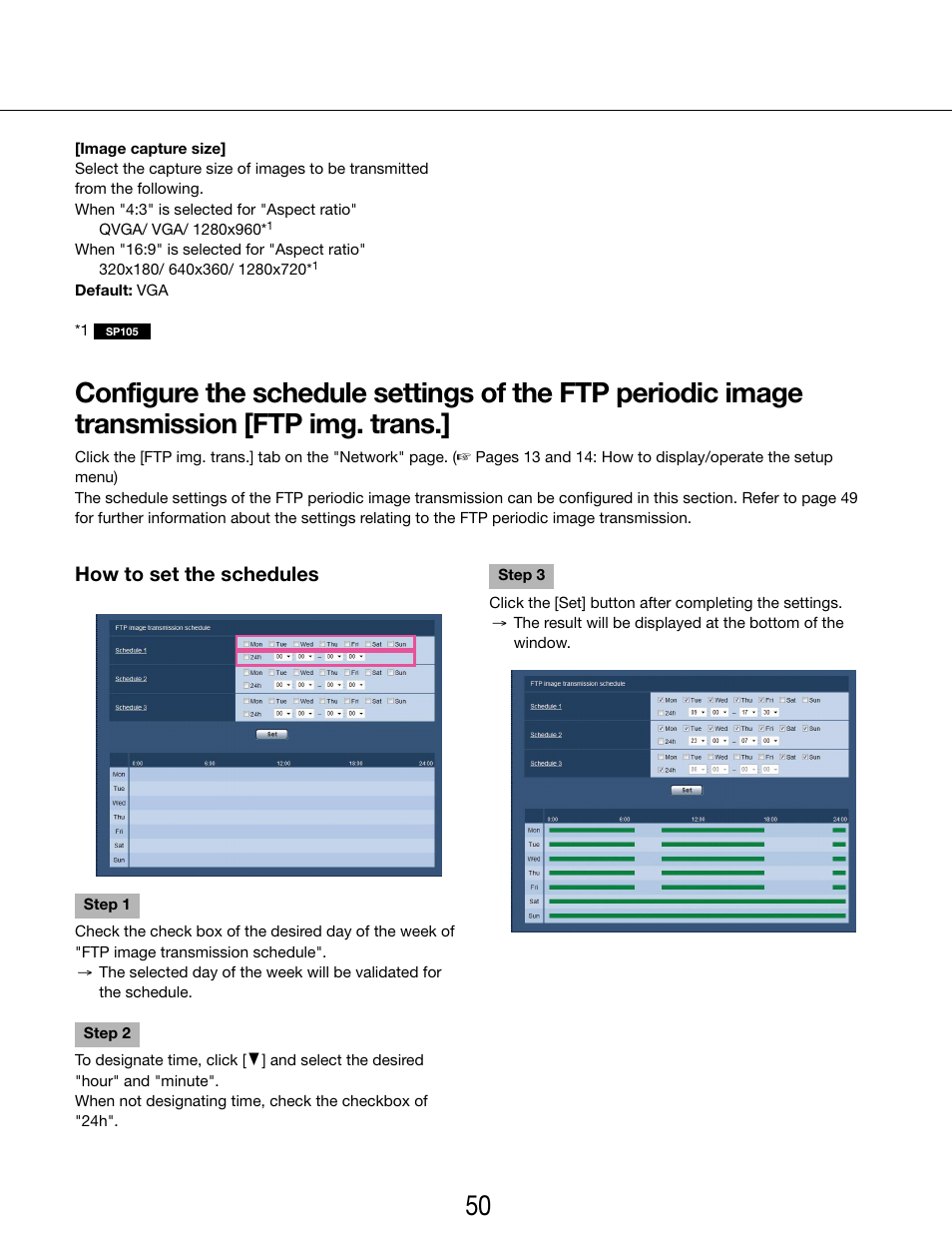 Panasonic WV-SP102 User Manual | Page 50 / 64