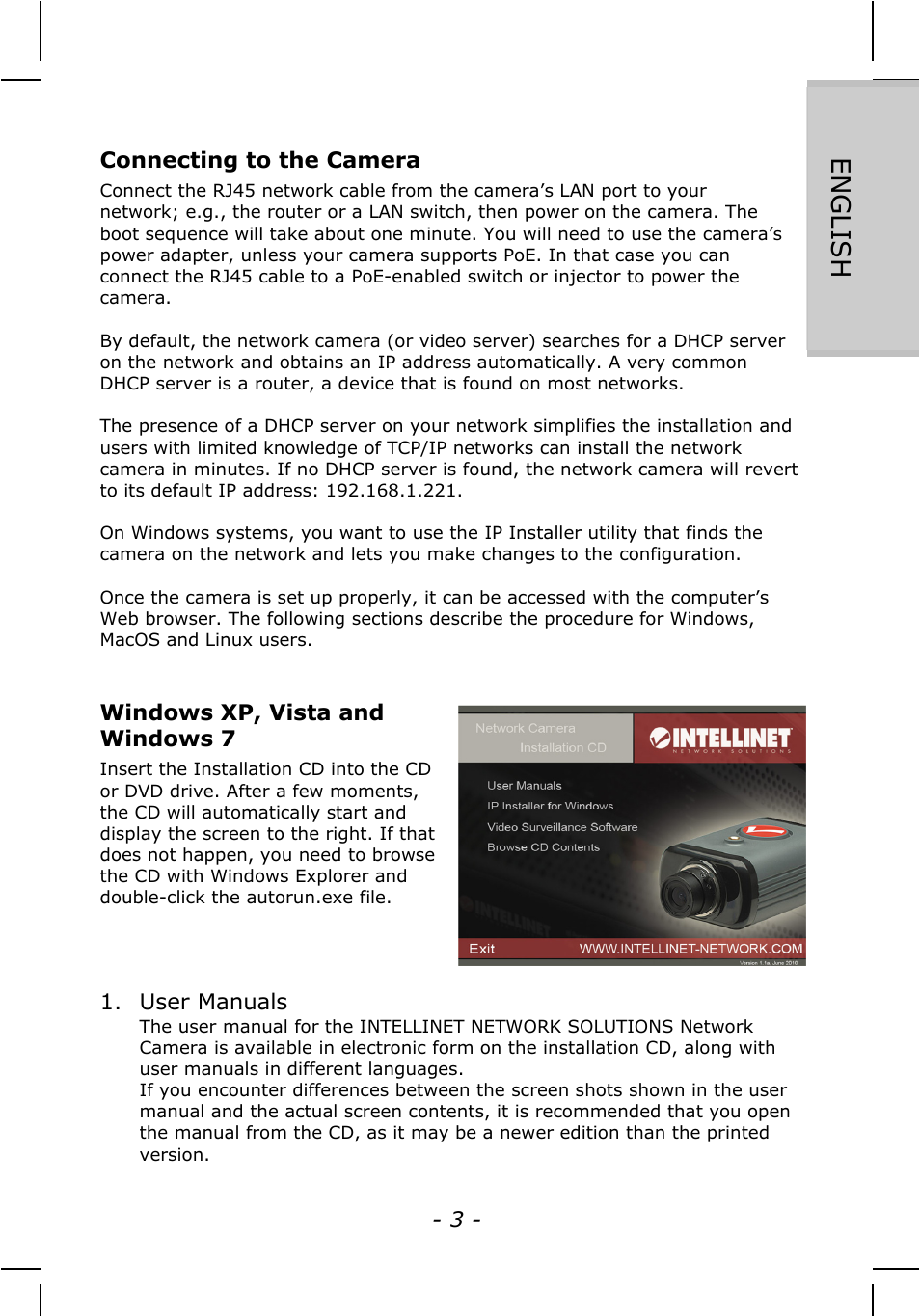 English | INTELLINET NETWORK NSC15-WG Quick Install Guide User Manual | Page 3 / 36