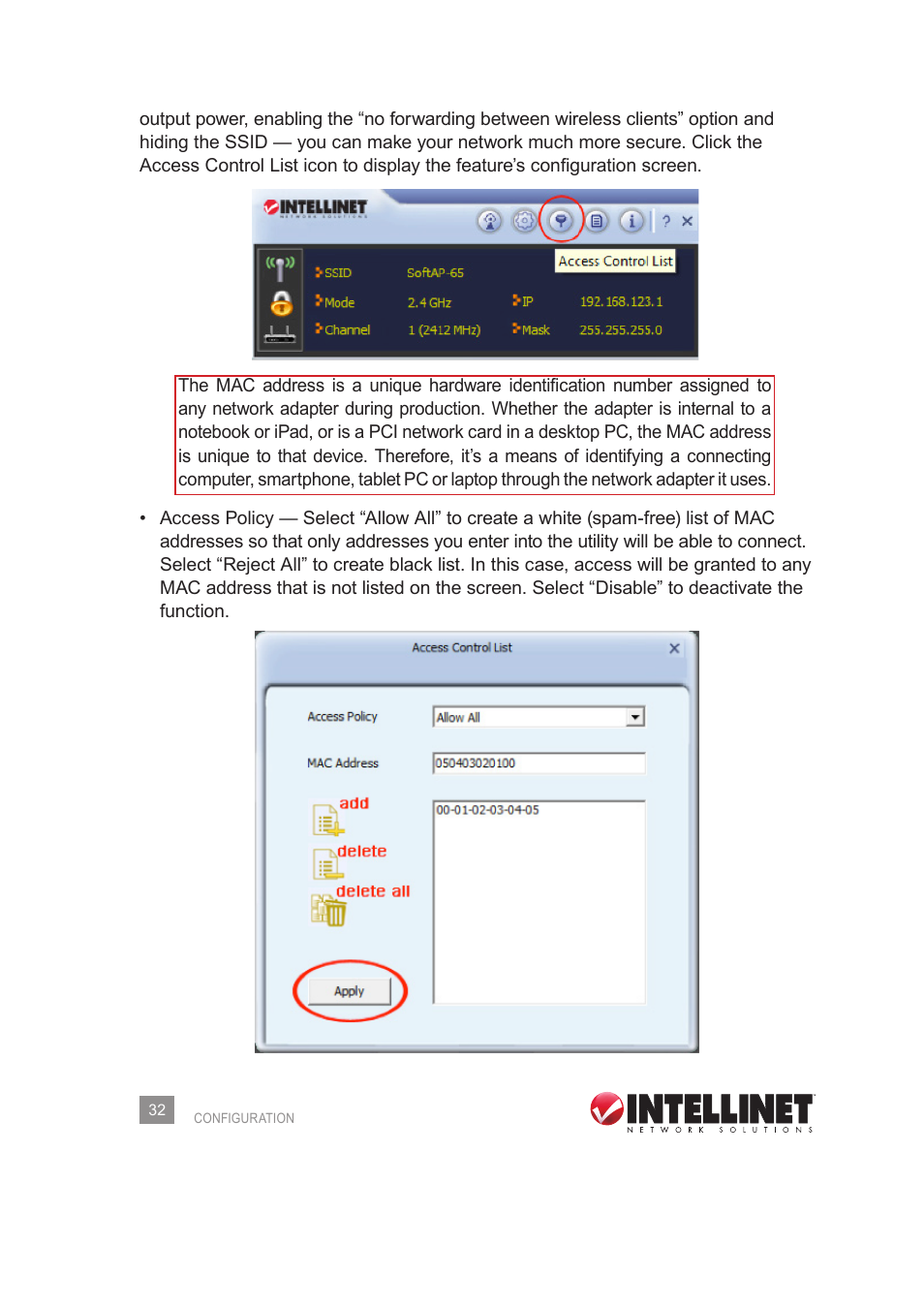 INTELLINET NETWORK 525275 Wireless 450N Dual-Band USB Adapter User Manual User Manual | Page 32 / 40