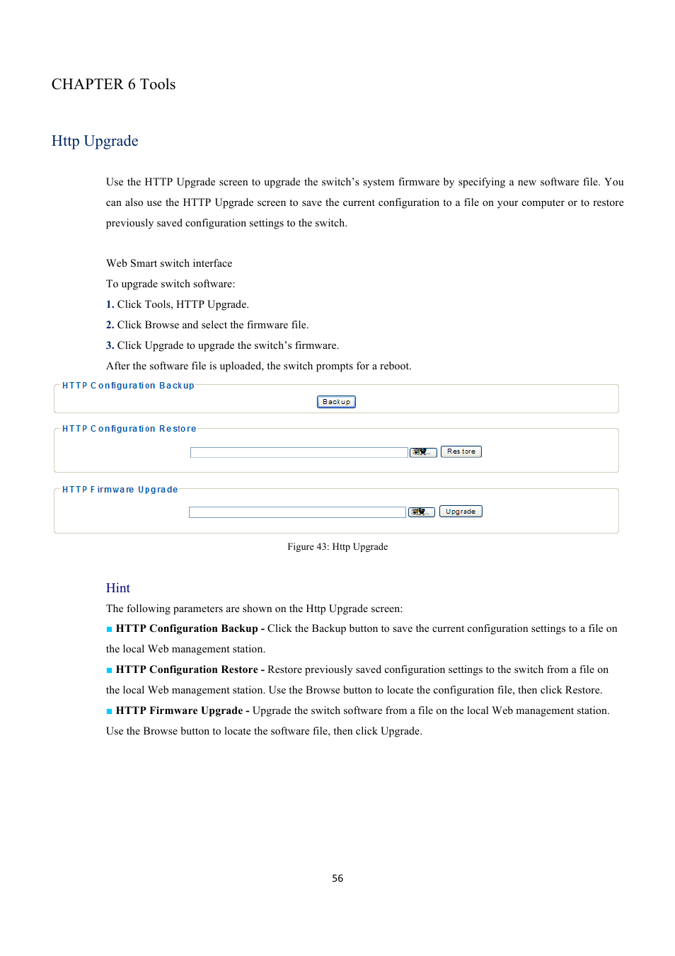 INTELLINET NETWORK 560559 16 Ports Gigabit + 2 Gigabit SFP PoE+ Web Management Ethernet Switch User Manual User Manual | Page 56 / 58