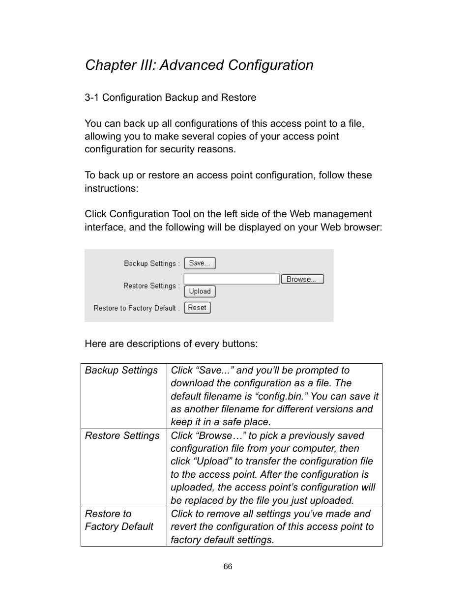 Chapter iii: advanced configuration | INTELLINET NETWORK 525251 300N High-Power PoE Access Point User Manual User Manual | Page 72 / 80