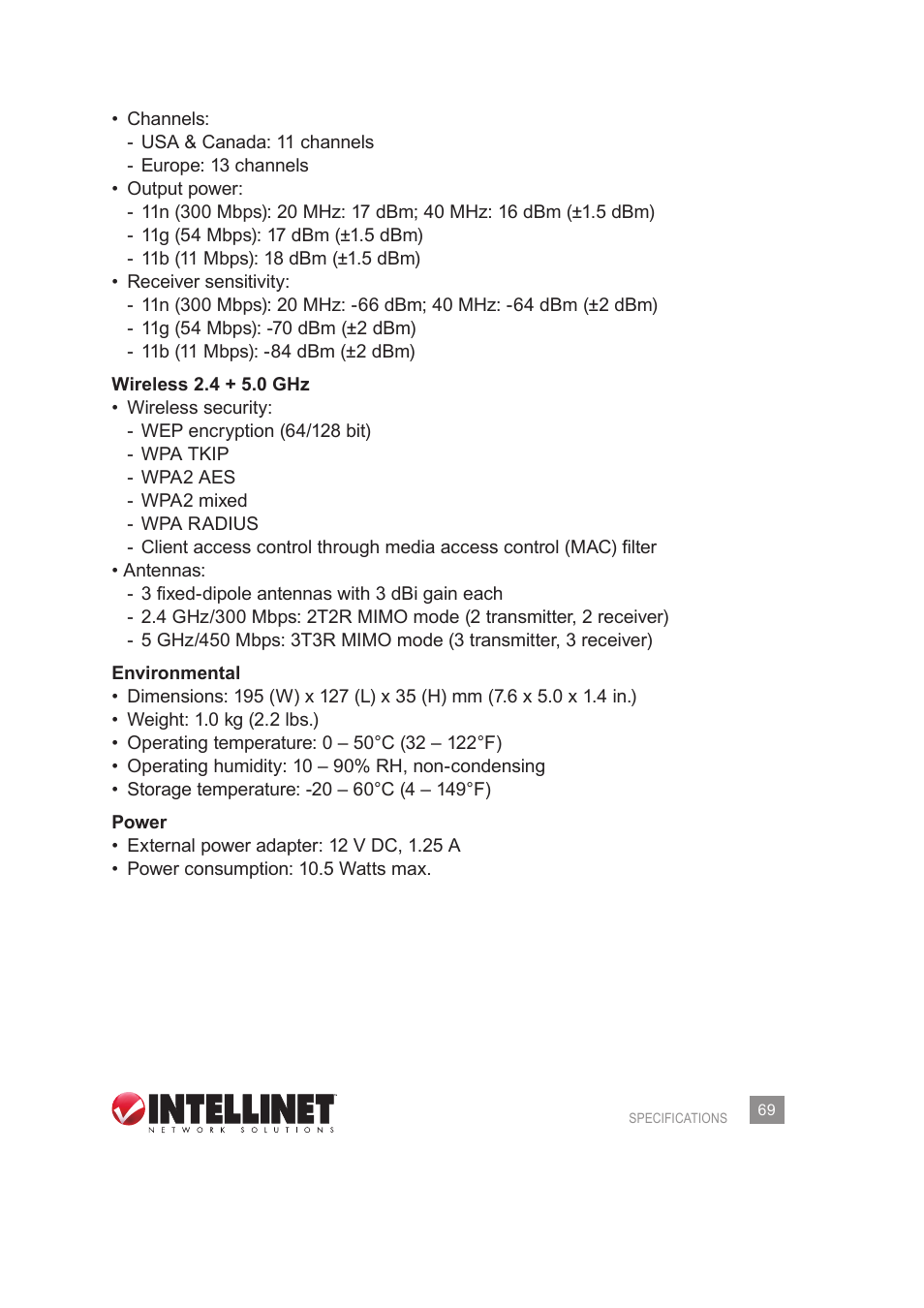 INTELLINET NETWORK 525268 User Manual User Manual | Page 69 / 75