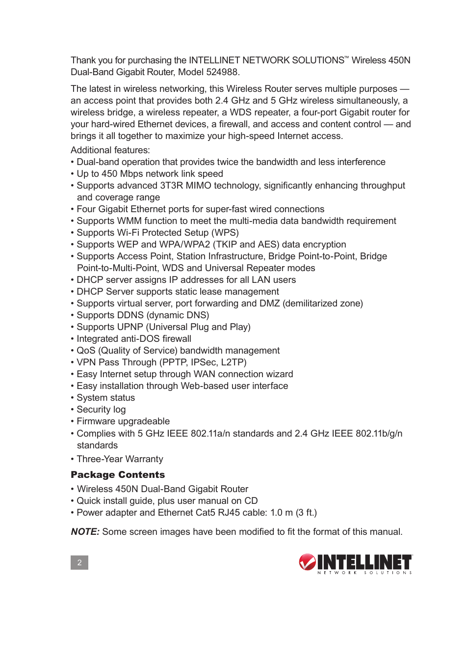 INTELLINET NETWORK 524988 User Manual User Manual | Page 2 / 72