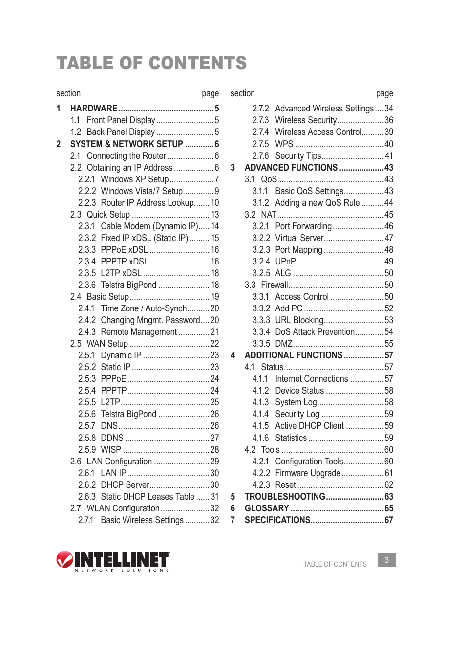 INTELLINET NETWORK 524988 User Manual User Manual | Page 3 / 72