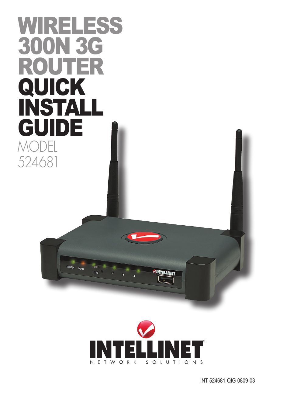 INTELLINET NETWORK 524681 Quick Install Guide User Manual | 16 pages