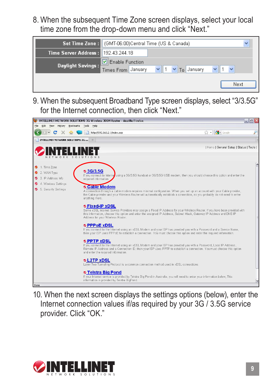 INTELLINET NETWORK 524681 Quick Install Guide User Manual | Page 9 / 16