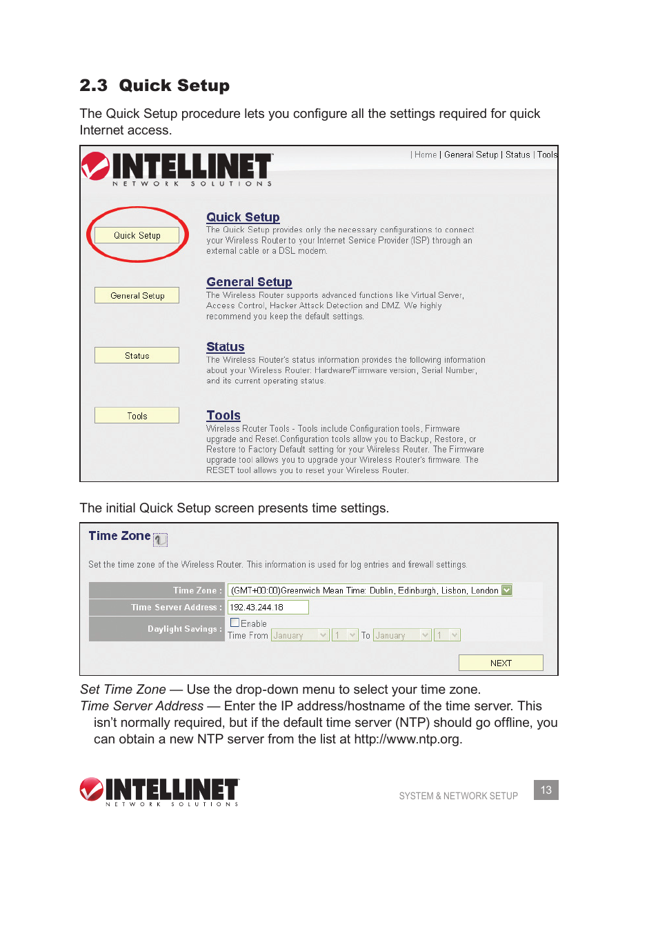 3 quick setup | INTELLINET NETWORK 524445 User Manual User Manual | Page 13 / 70