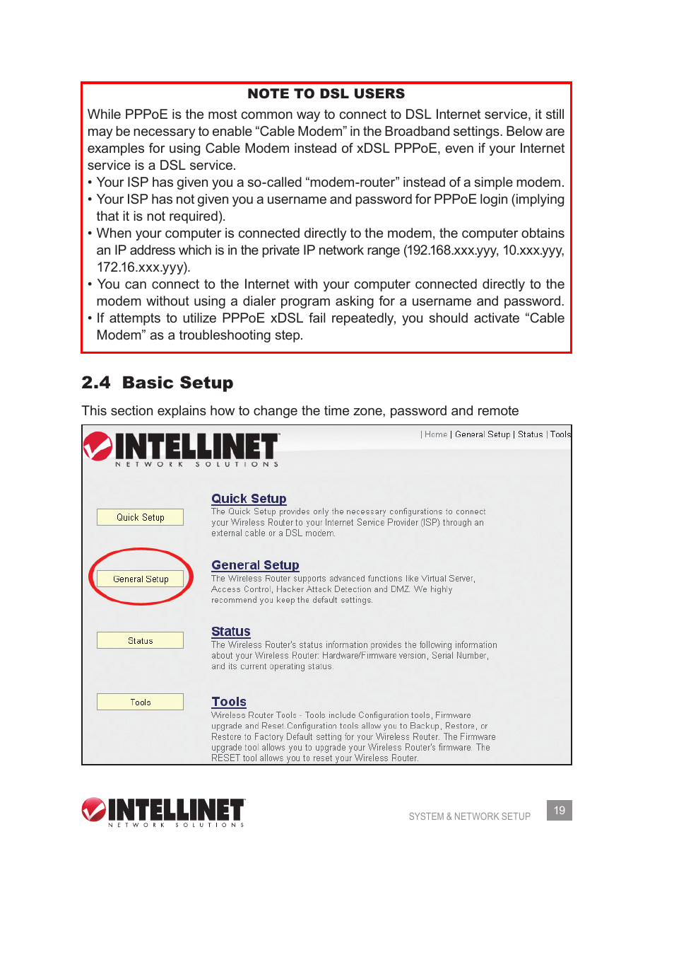 4 basic setup | INTELLINET NETWORK 524445 User Manual User Manual | Page 19 / 70