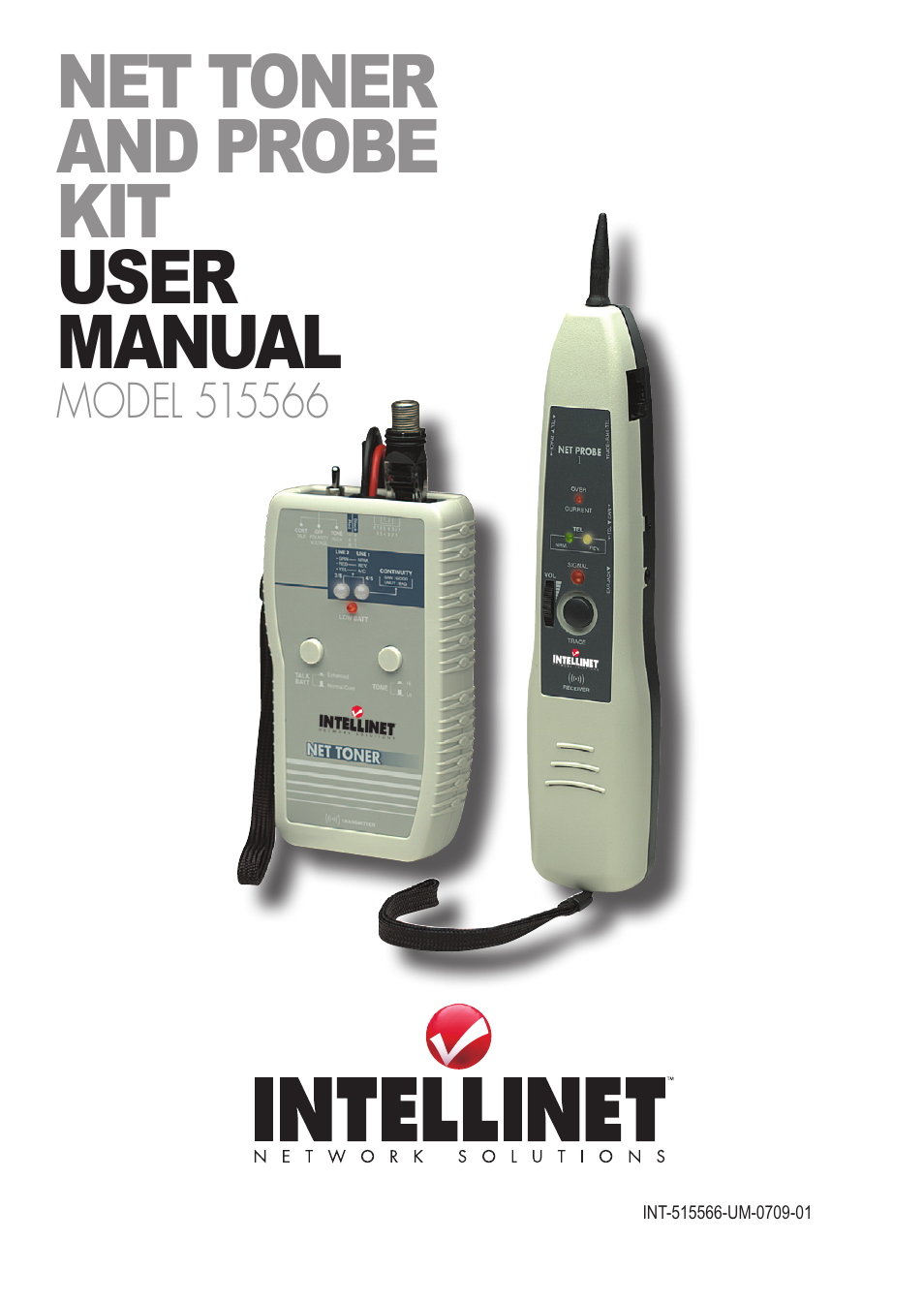 INTELLINET NETWORK 515566 Net Toner and Probe Kit User Manual | 12 pages