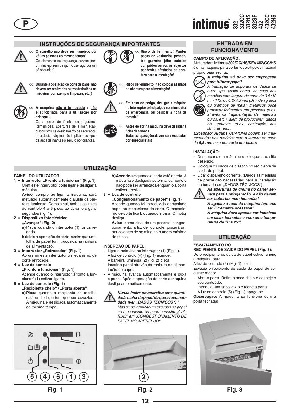 Fig. 1 fig. 2 fig. 3 | intimus 402 Wide Body User Manual | Page 12 / 48