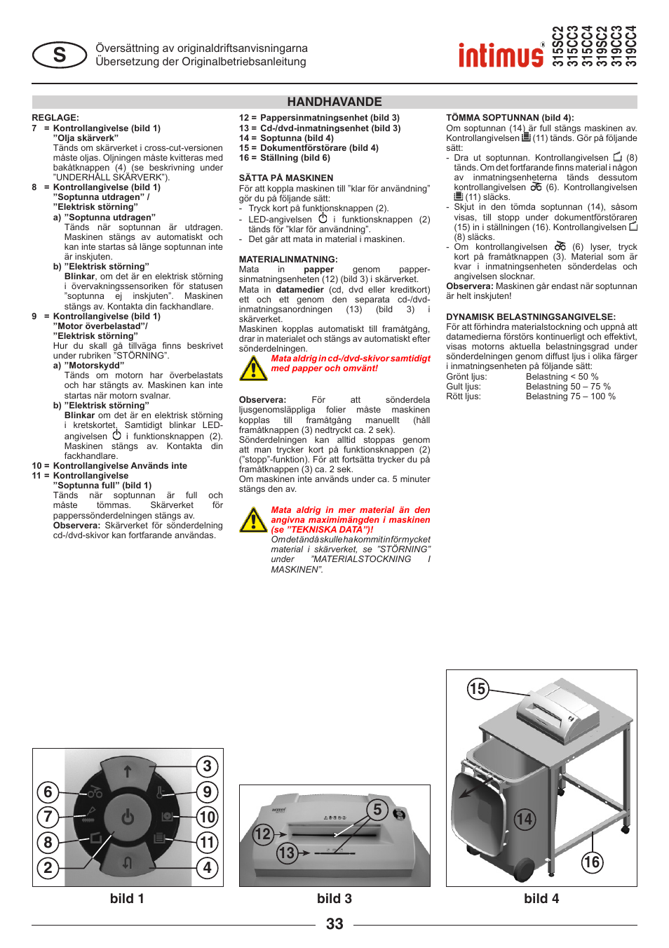 Bild 4 bild 1 bild 3 | intimus 319 User Manual | Page 33 / 56