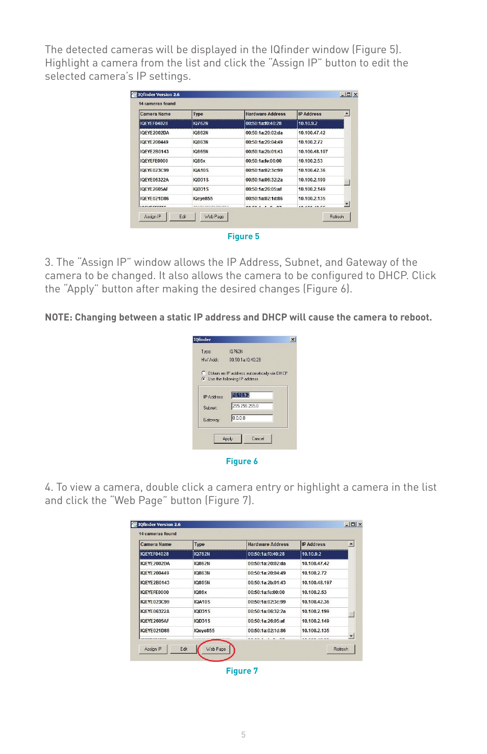 IQinVision 7 Series User Manual | Page 5 / 8