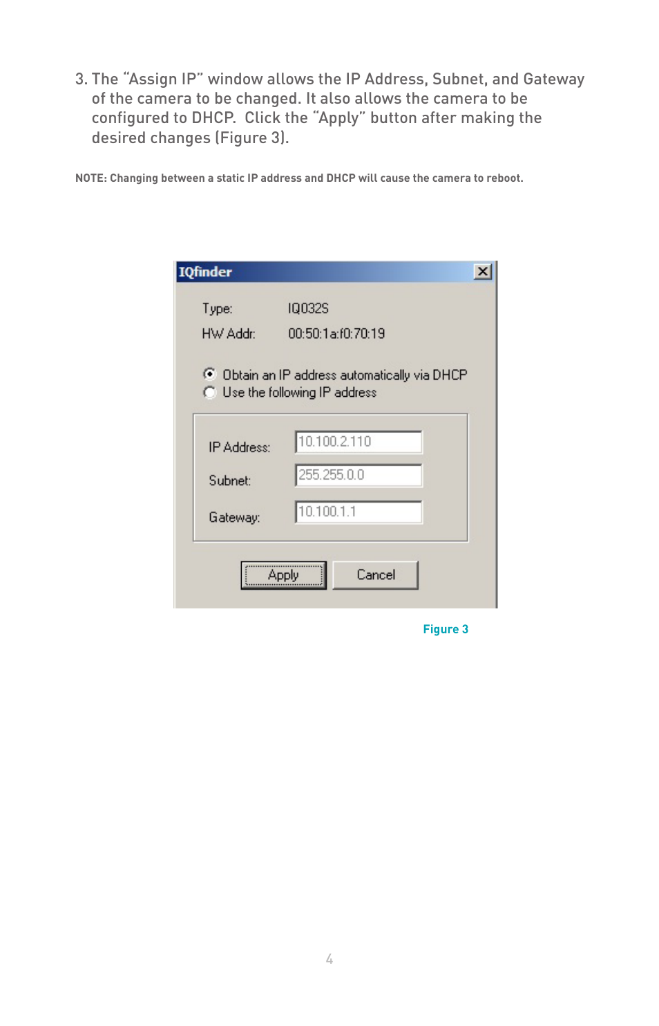 IQinVision 3 Series User Manual | Page 4 / 8