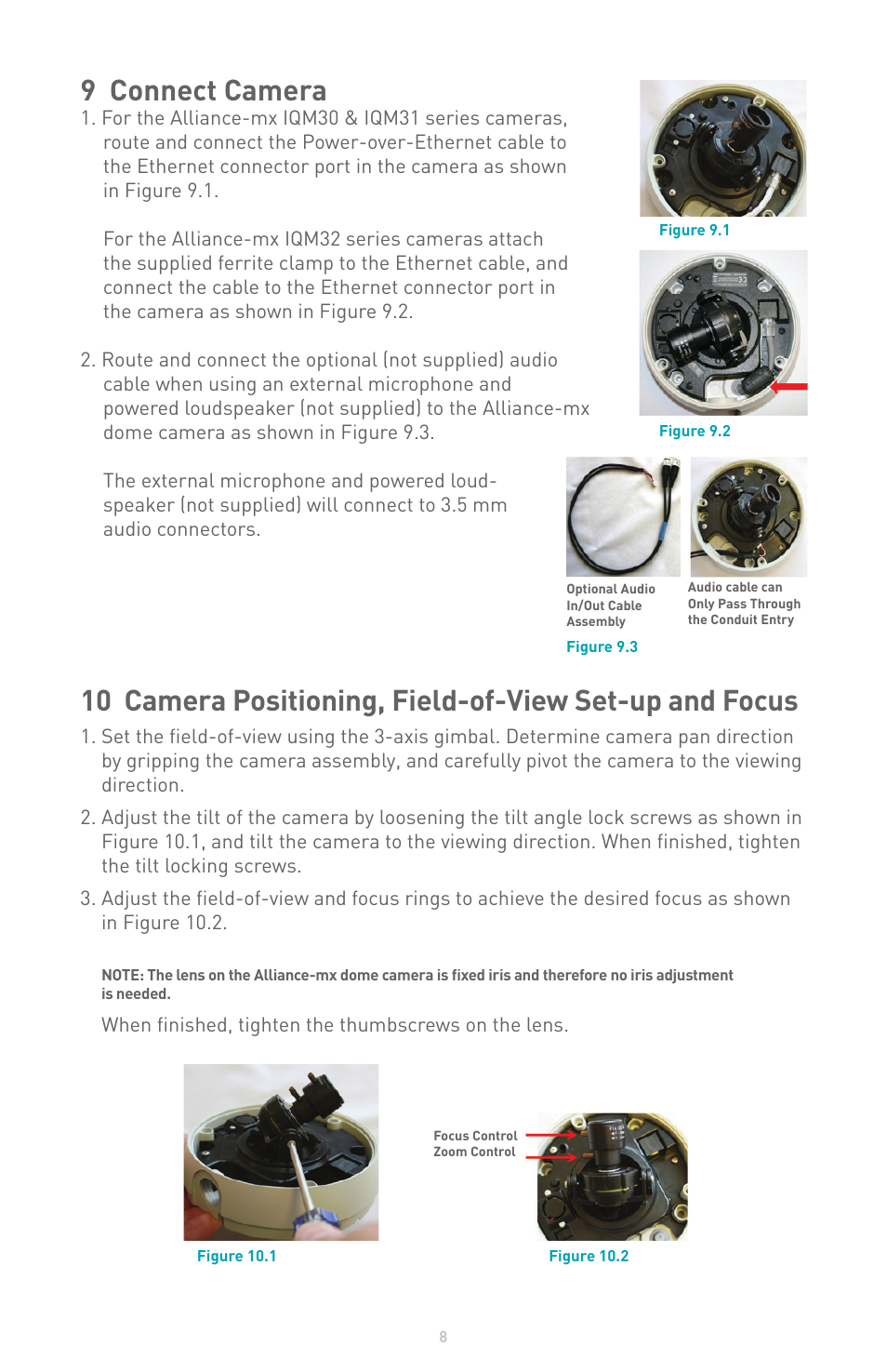 9 connect camera | IQinVision Alliance-mx User Manual | Page 8 / 12
