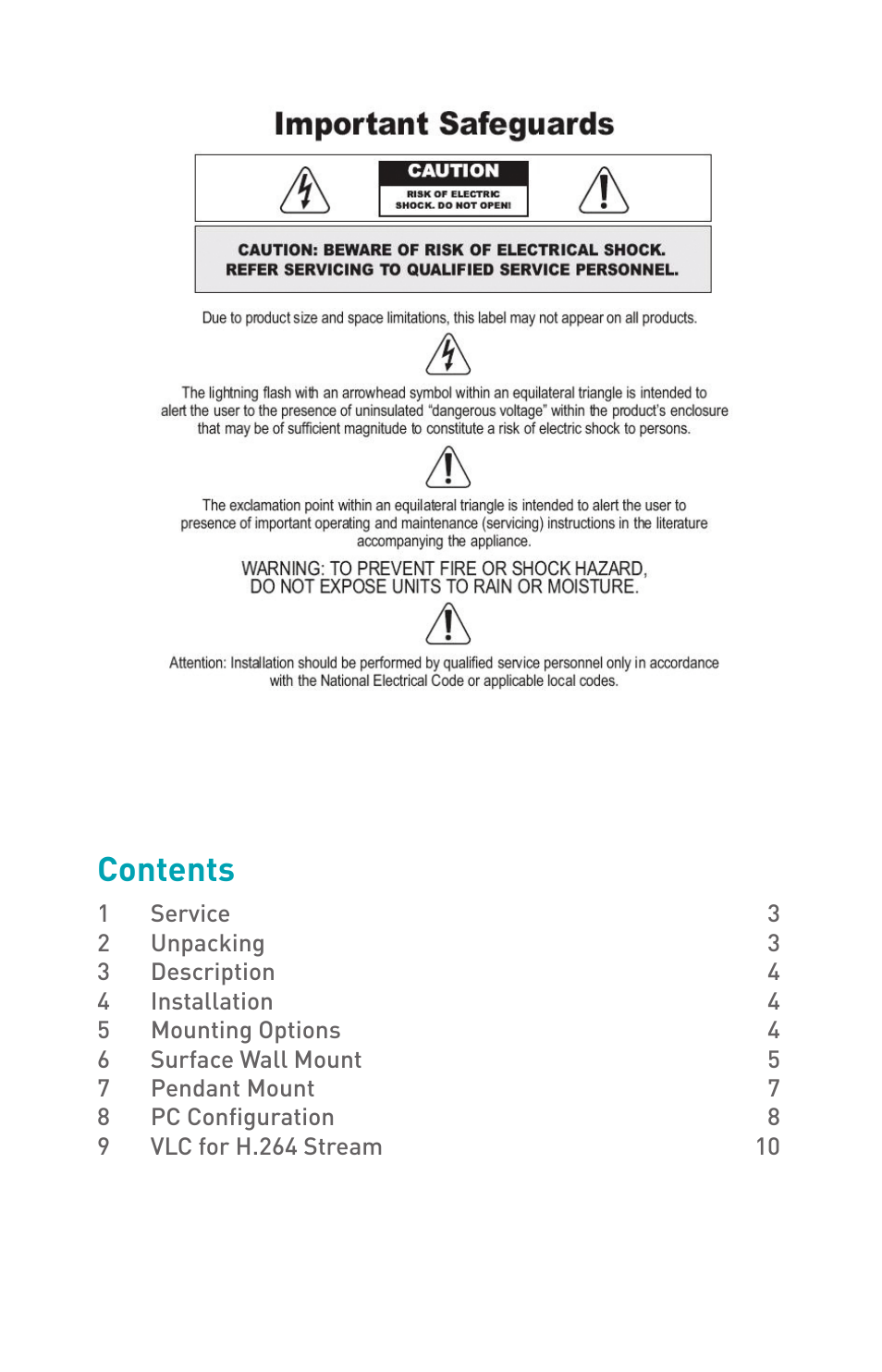 IQinVision Alliance-mini Series IQD5x User Manual | Page 2 / 12